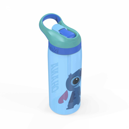 Lilo & Stitch Peeking Over 25 Ounce Reusable Plastic Water Bottle